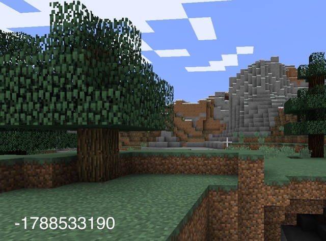Minecraft seed with easily accessible cavern.