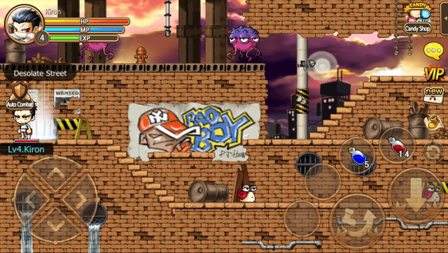 Graffiti in Desolate Street.