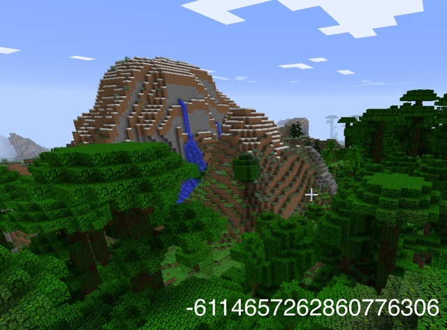 Minecraft seed for the bold at heart who don't mind a short walk to paradise.