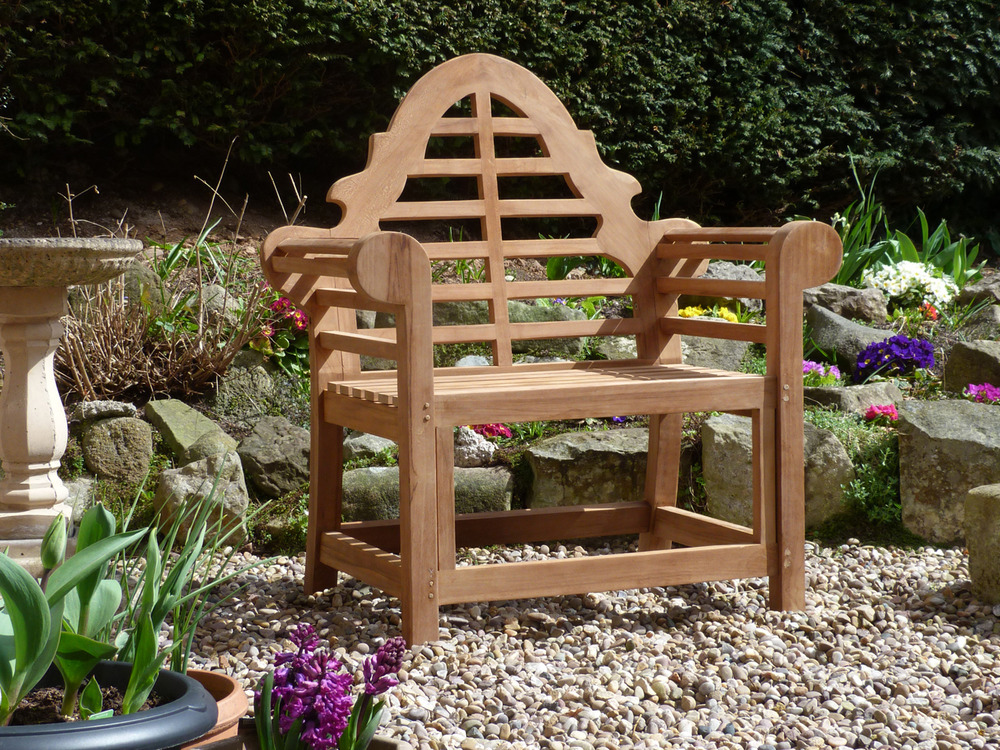 Teak Lutyens Garden Chair Sissinghurst Teak Garden Chair
