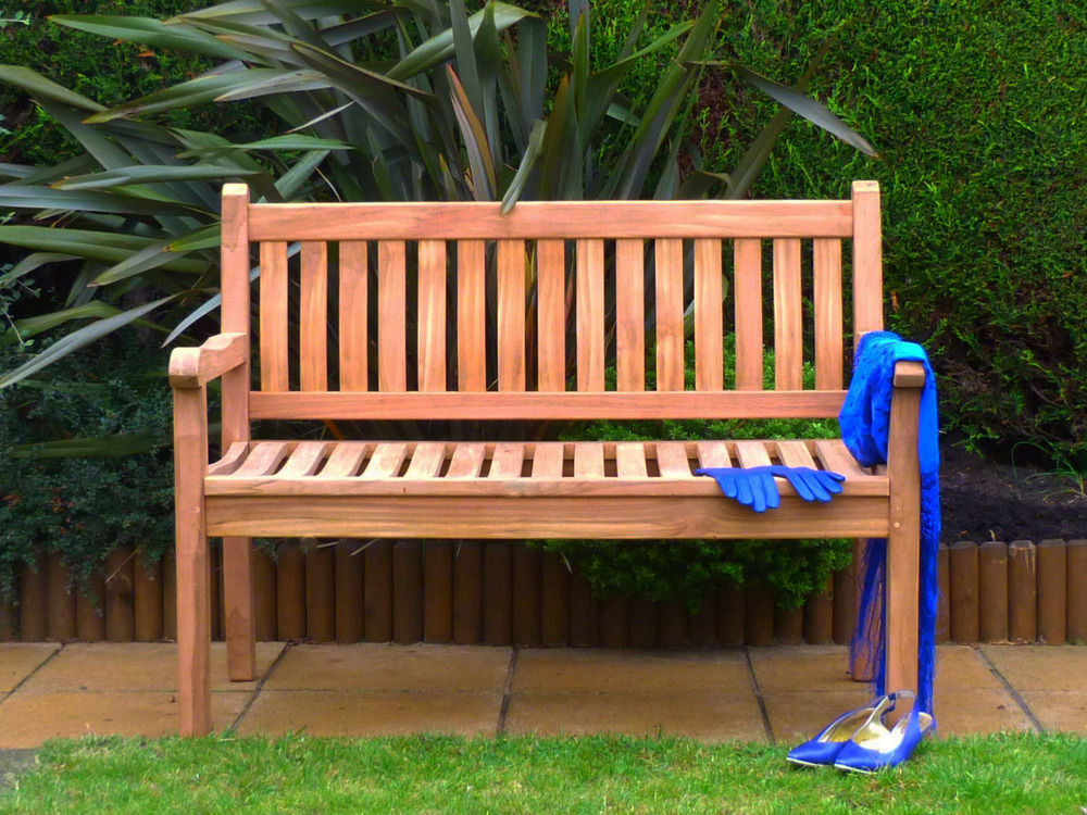 westminster teak garden bench