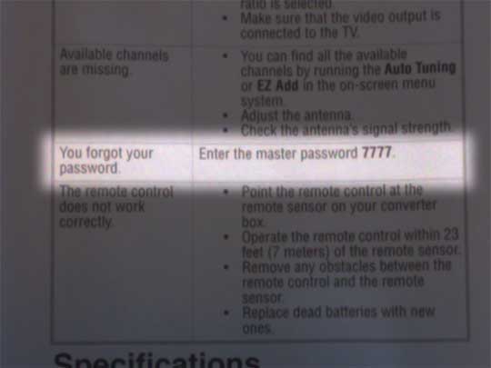 bad security