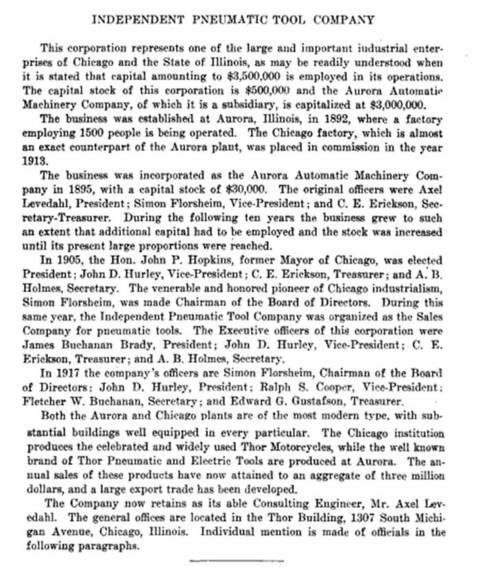 Source: Manufacturing and wholesale industries of Chicago, Volume 2  By Josiah Seymour Currey