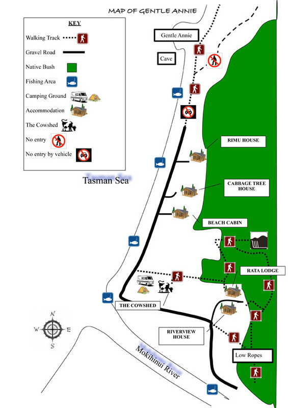 Map of Gentle Annie