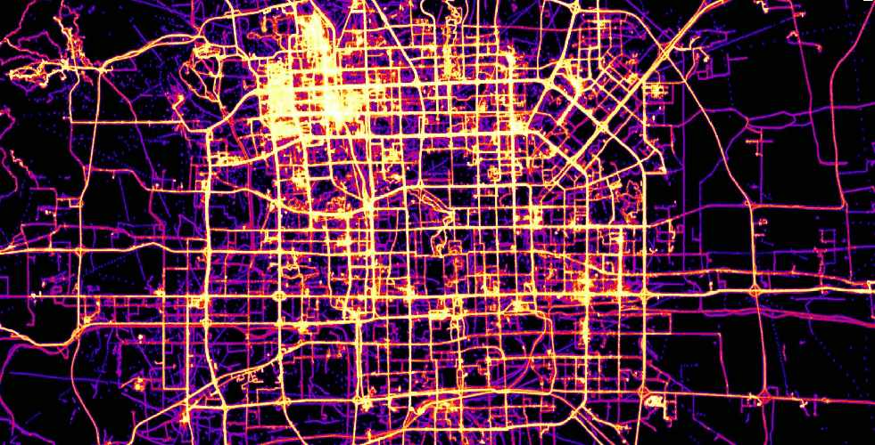 Geolife density at city scale