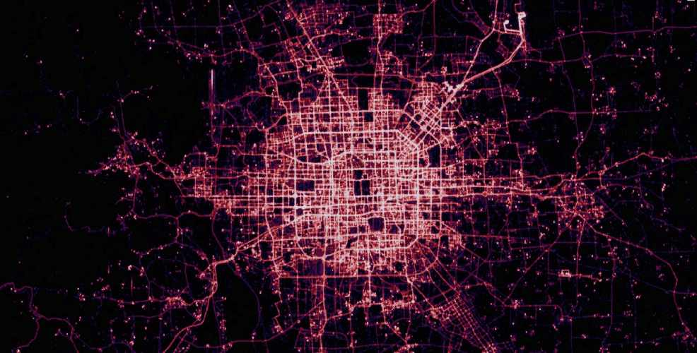 T-drive density at city scale