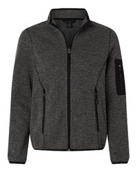 Photo de Veste en polaire à fermeture éclair complète Jasper pour femmes - North End - Black/ Grey - vue 3