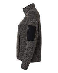 Photo de Veste en polaire à fermeture éclair complète Jasper pour femmes - North End - Black/ Grey - vue 1