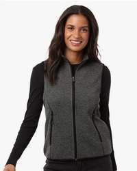 Photo de Veste sans manches en polaire jacquard Jasper pour femmes - North End - Black/ Grey - vue 6