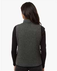 Photo de Veste sans manches en polaire jacquard Jasper pour femmes - North End - Black/ Grey - vue 4