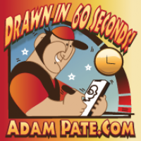 60 Second Caricatures by Adam Pate