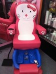 Hello Kitty kids pedicure chair