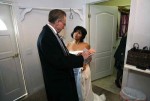 Officiant with Bride