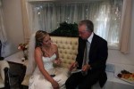 Rev. Ron Perry, with bride