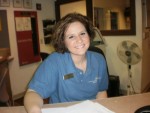 the front desk clerk