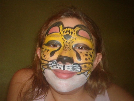 Cheetah Facepaint