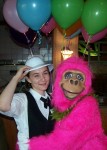 Singing Telegram Pink Gorilla