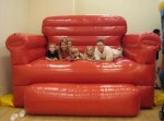 big  red chair