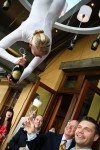 Hanging Champagne server Hanging Champagne server