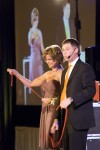 On stage