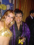 anna with Patty La Belle at welcome party for ambassador of Dubai