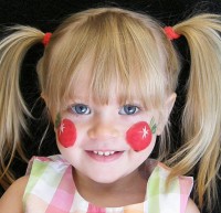 Apple Cheeks Face Painting
