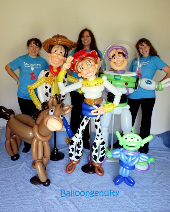 Balloon Parodies of well loved characters