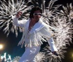 Bay Area Elvis Impersonator and Tribute Artist Rick Torres wearing the "White Rope Fringe" performing at Hot August Nights! Bay Area Elvis Impersonator and Tribute Artist Rick Torres wearing the "White Rope Fringe" performing at Hot August Nights!