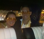 Bay Area Elvis Pink Caddy and The Bride and Groom Bay Area Elvis Pink Caddy and The Bride and Groom
