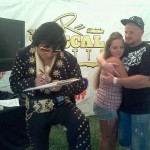 Bay Area Elvis Rick Torres wedding officate at Rascal Flatts Concert performing wedding Bay Area Elvis Rick Torres wedding officate at Rascal Flatts Concert performing wedding
