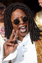 Bernadottae Larson as Whoopi Goldberg