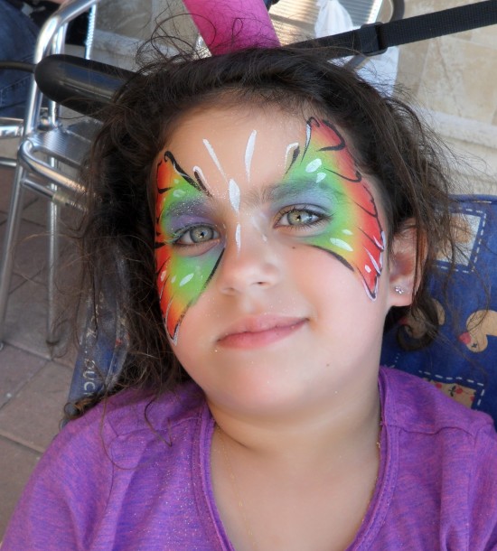 Butterfly Face Painting