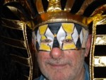 Face paint Black & Gold 1