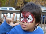 Spidey Face Paint Design Spidey Face Paint Design