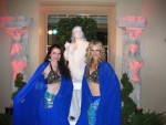Belly Dancers with Statue