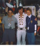 Elvis fans with Roland Elvis fans with Roland