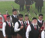 With the NCSU band at the Grandfather Mountain Games