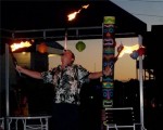 Fire juggling!