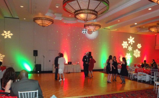 Holiday Party Lighting