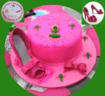 Pink Bridal Shower Cake