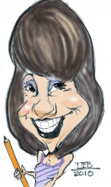 Cartoon portraits by Deb