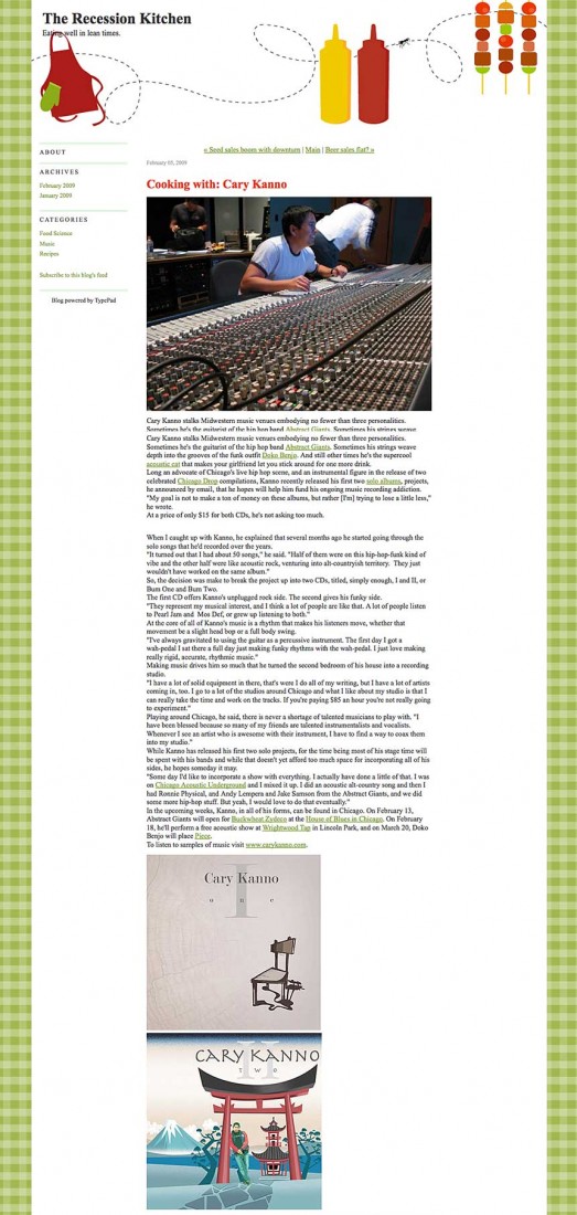 recession kitchen article