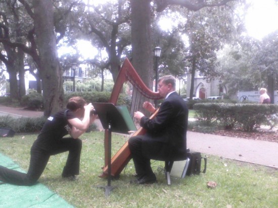 Wedding at Forsyth Square, Savannah
