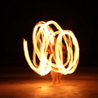 Christen Harris - Fire Performer in St Petersburg, Florida