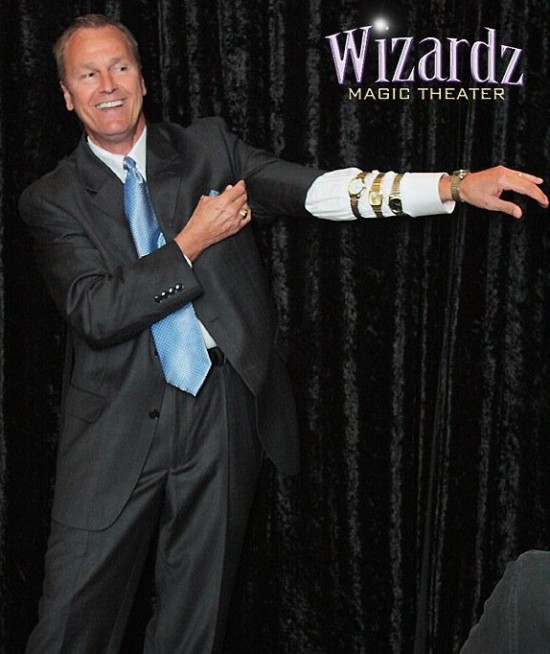 Performing at Wizardz Comedian Gary Roberts