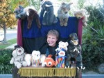 puppet show with theater