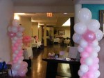 Columns and balloon topiarys Columns and balloon topiarys