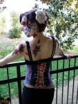 Candy Skull and Bodice By Cyndi McKnight