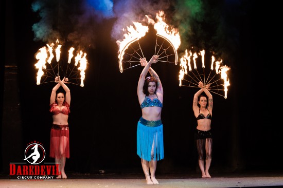 Group Fire Dancing