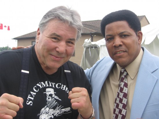 with Former Canadian Heavyweight George Chavalo